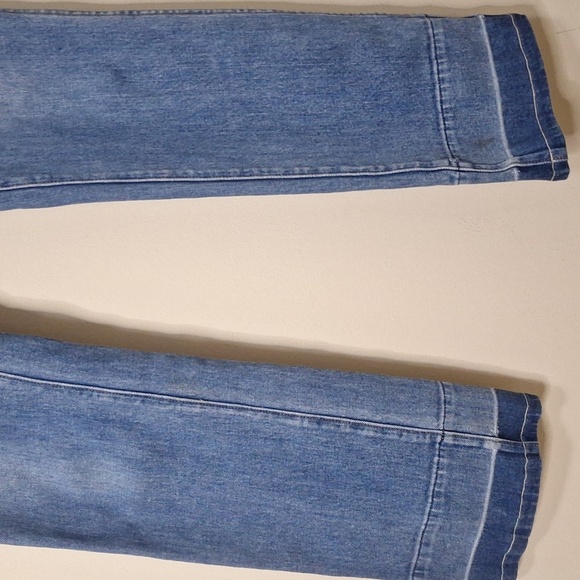 Guideboat Ply the Water front patch pockets Straight ankle detail jeans Size 27 - Picture 4 of 7